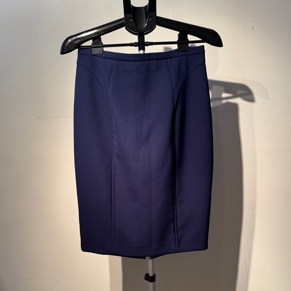 Reiss Dark Blue Pencil Skirt